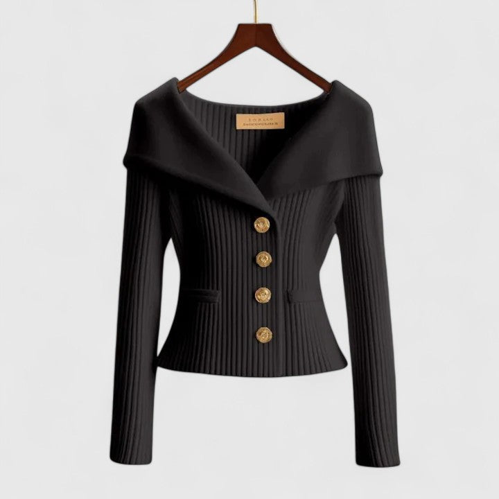 Gabrielle | Sculpted Knit Cardigan