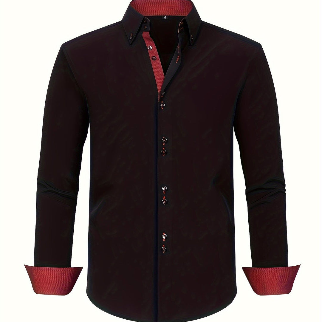 NOVAE | LIGHT ELEGANT SHIRT WITH CONTRAST DETAILS