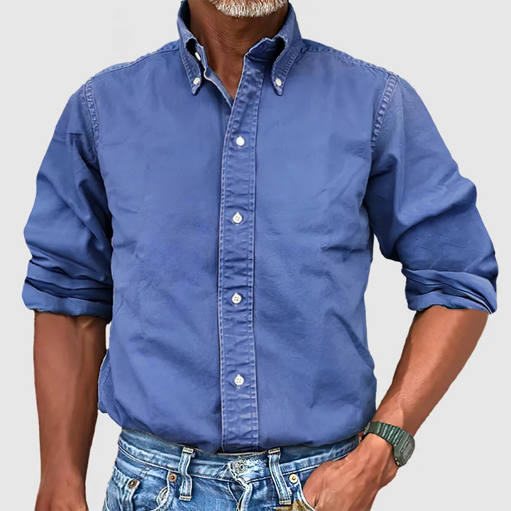 LAURENT MONACO | LONG SLEEVE WRINKLE-FREE SHIRT FOR MEN