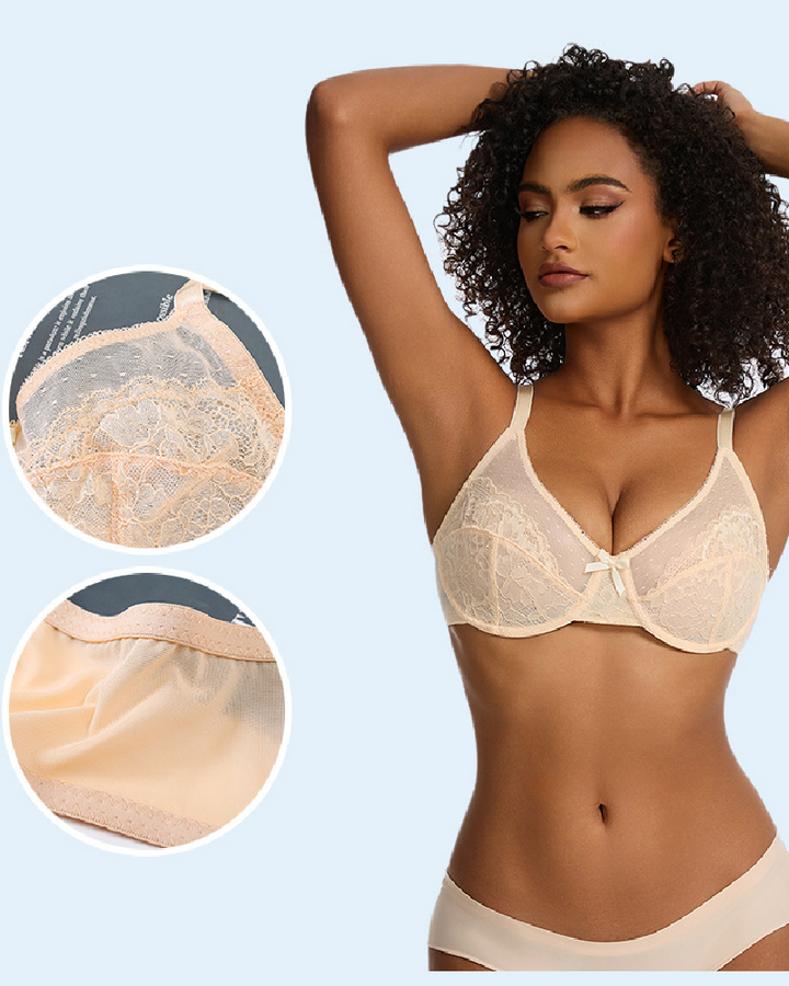 NOVAE | Bra Net Lace Ruffled