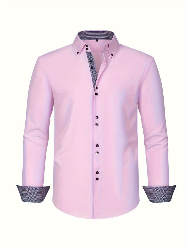 NOVAE | LIGHT ELEGANT SHIRT WITH CONTRAST DETAILS