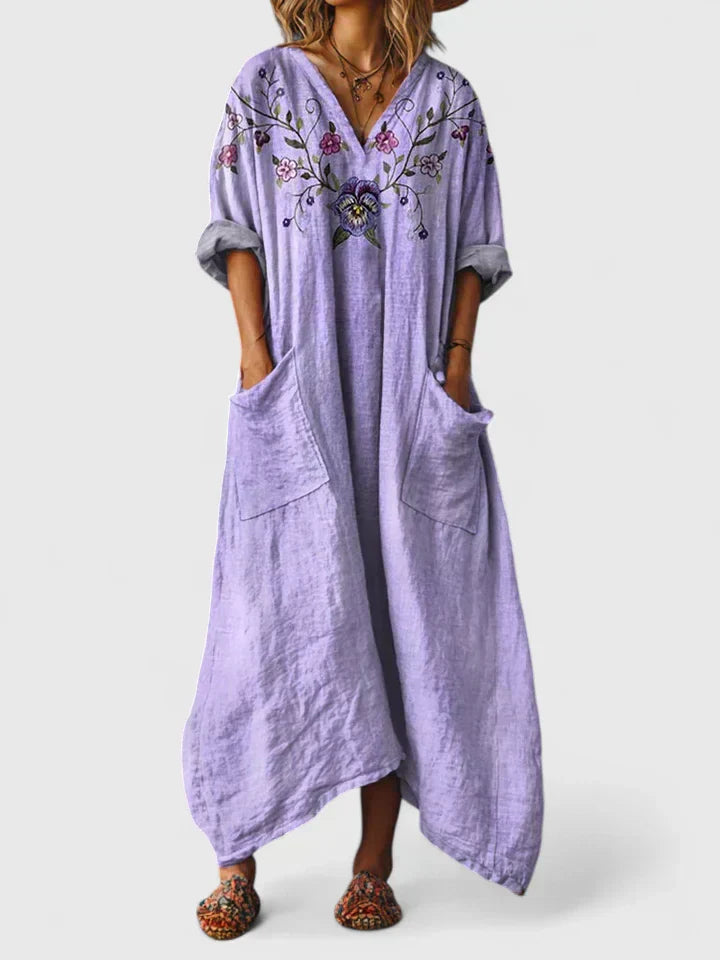 Solene | Printed Dress