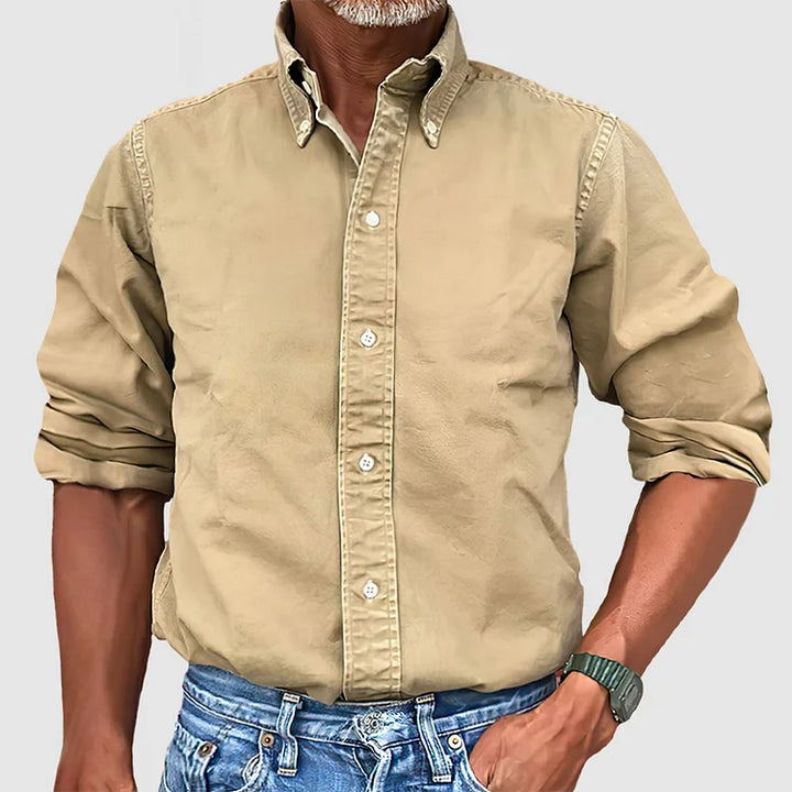 LAURENT MONACO | LONG SLEEVE WRINKLE-FREE SHIRT FOR MEN
