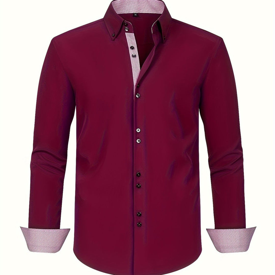 NOVAE | LIGHT ELEGANT SHIRT WITH CONTRAST DETAILS