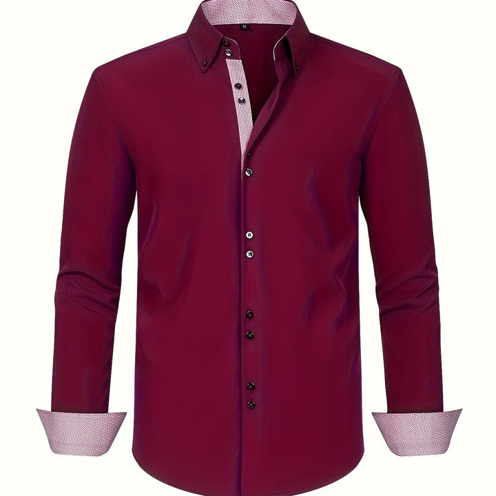 NOVAE | LIGHT ELEGANT SHIRT WITH CONTRAST DETAILS