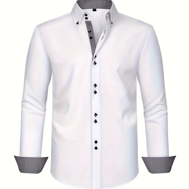 NOVAE | LIGHT ELEGANT SHIRT WITH CONTRAST DETAILS