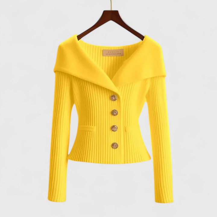 Gabrielle | Sculpted Knit Cardigan