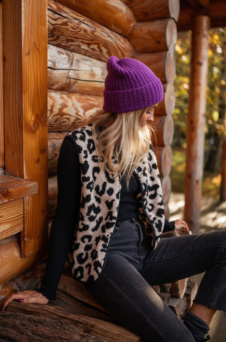 LIV | The Leopard Knitted Waistcoat