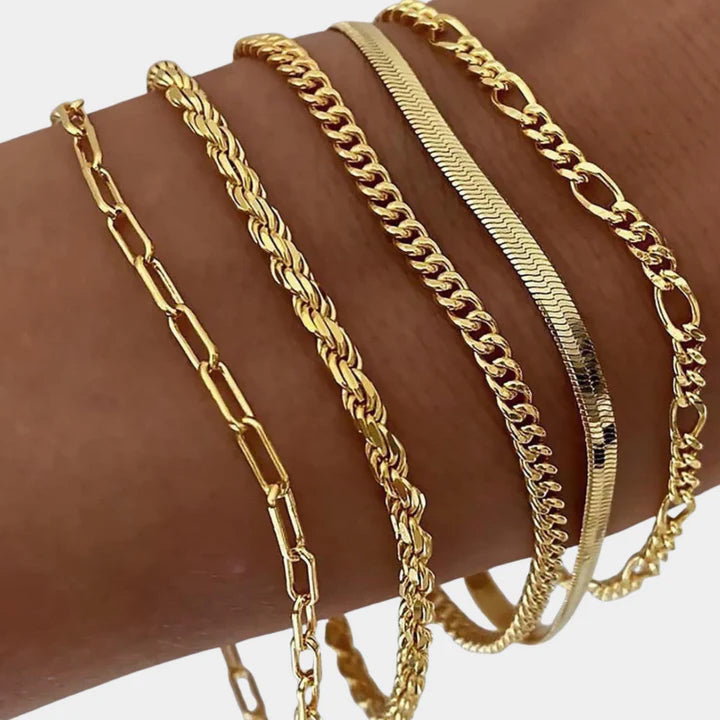 Aurielle | Layer Bracelet Set