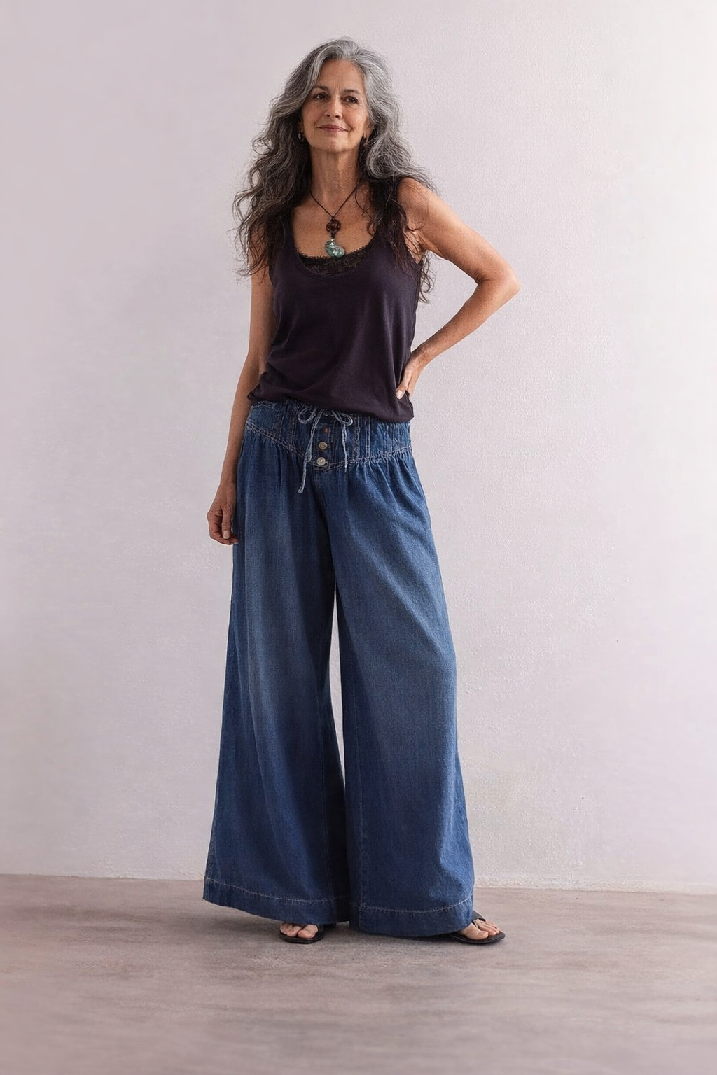 Marielle™ | Relaxed Wide-Leg Denim Pants