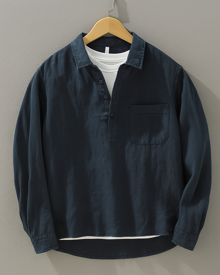 NOVAE| COTTON-LINEN SHIRT