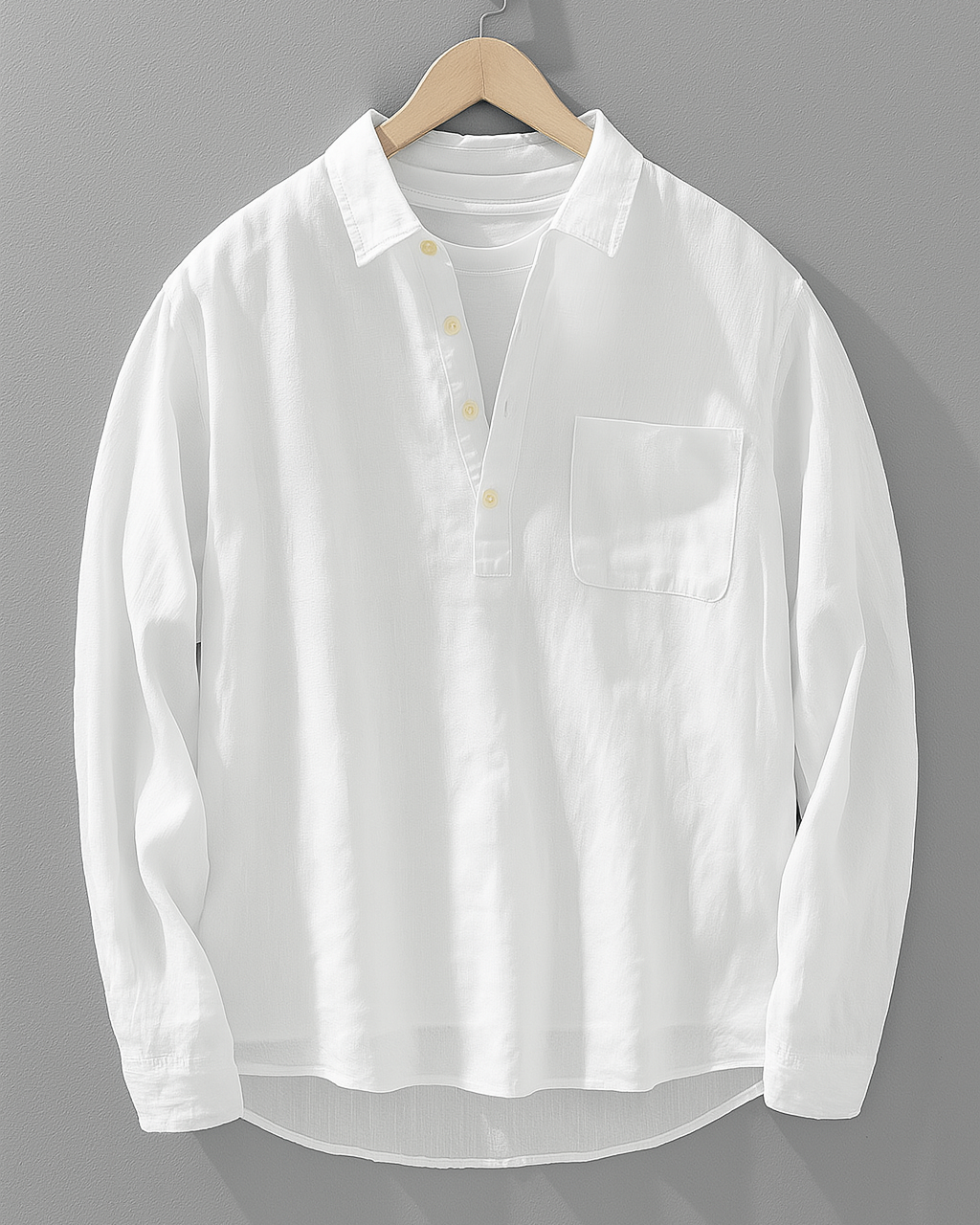 NOVAE| COTTON-LINEN SHIRT