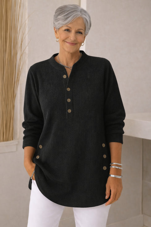 Noréa | Sweater with Subtle Button Details