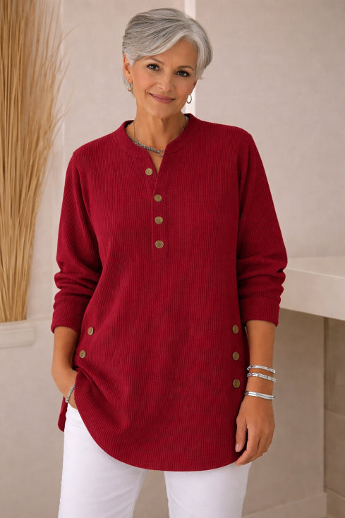 Noréa | Sweater with Subtle Button Details