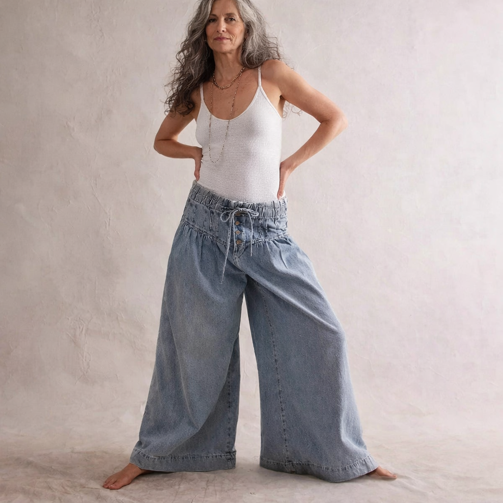 Marielle™ | Relaxed Wide-Leg Denim Pants