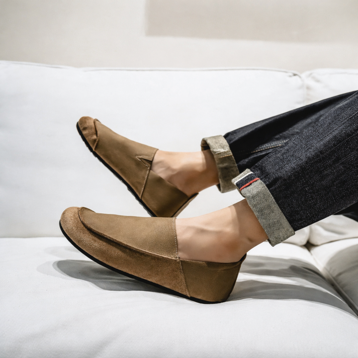 Lior | Suede & Leather Slip-Ons