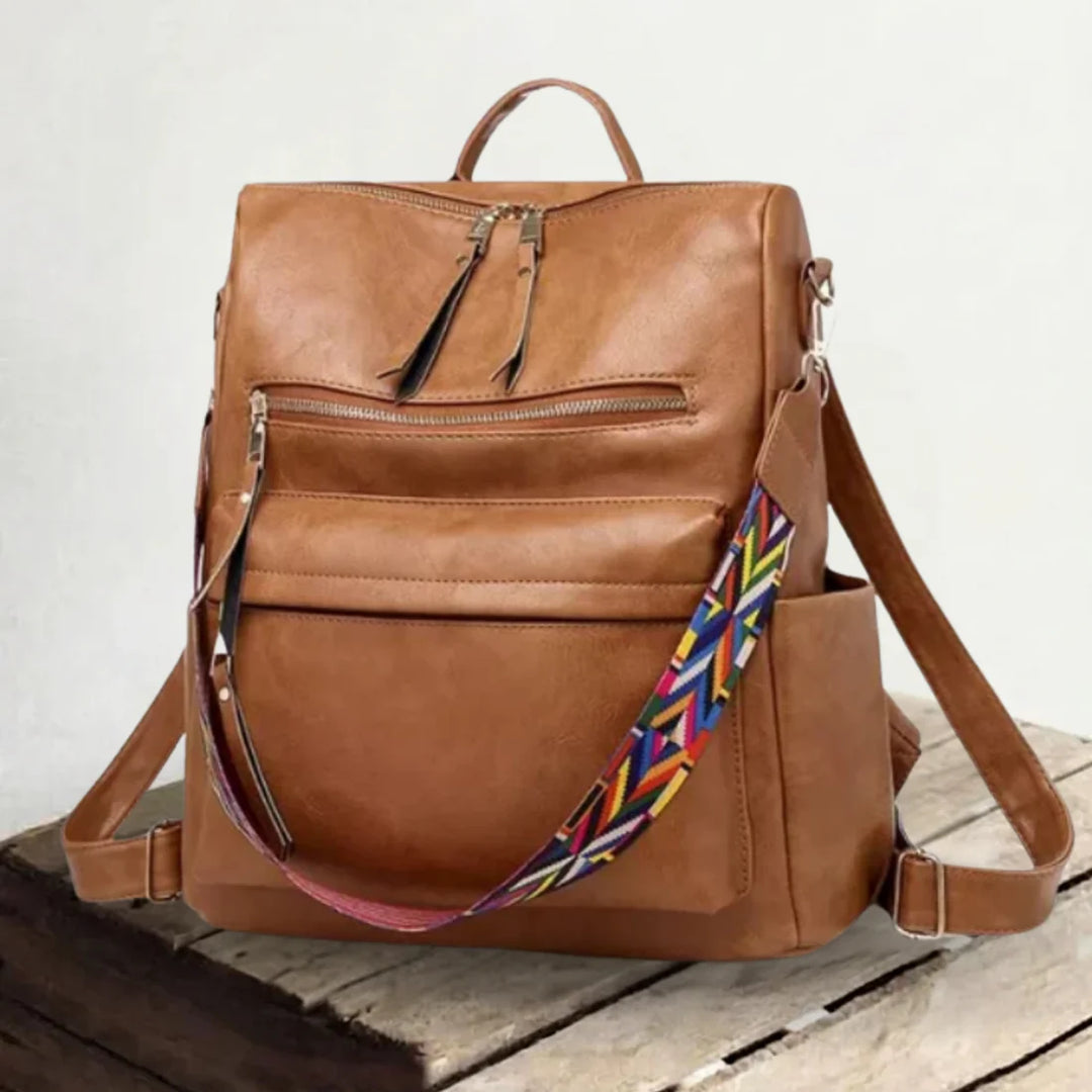 Hannah™ | Work & Life in One Bag — Leather Backpack