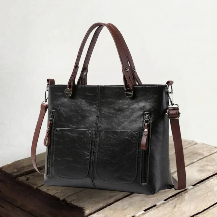 Ilse™ | Stay Organized in Style — Spacious Leather Tote