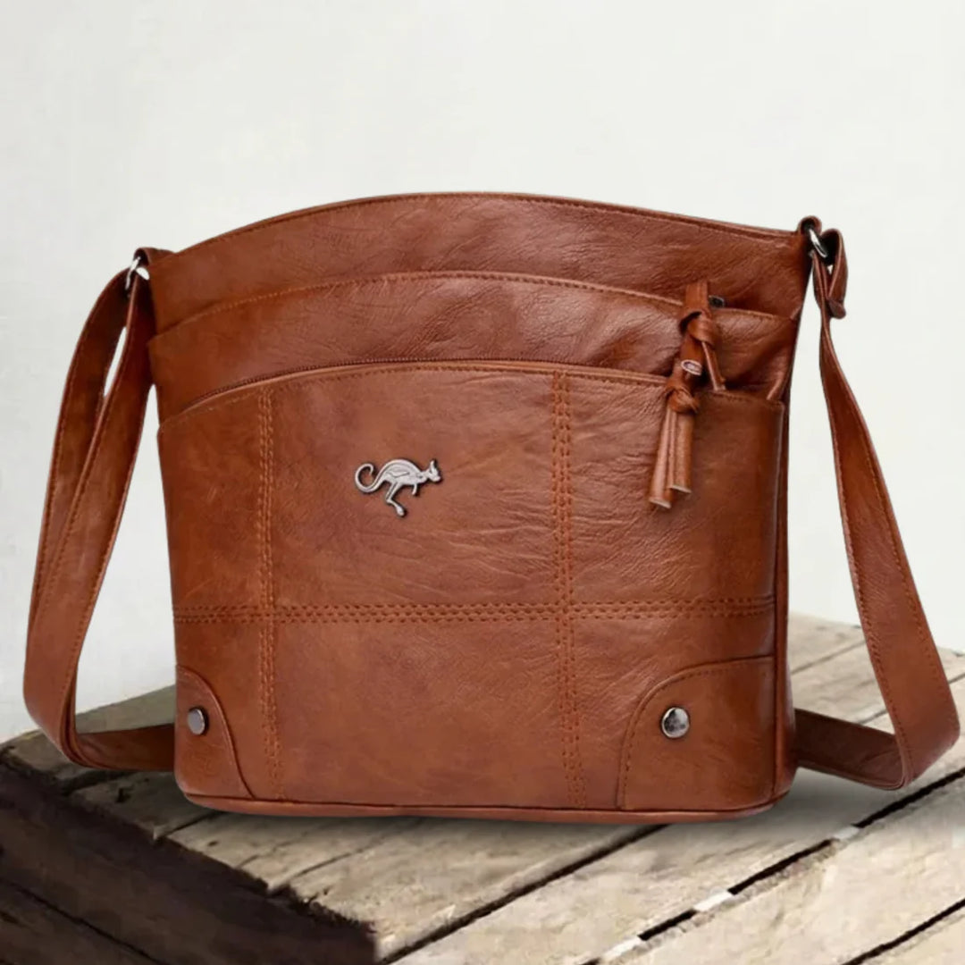 Claire™ | Timeless Elegance — Leather Shoulder Bag