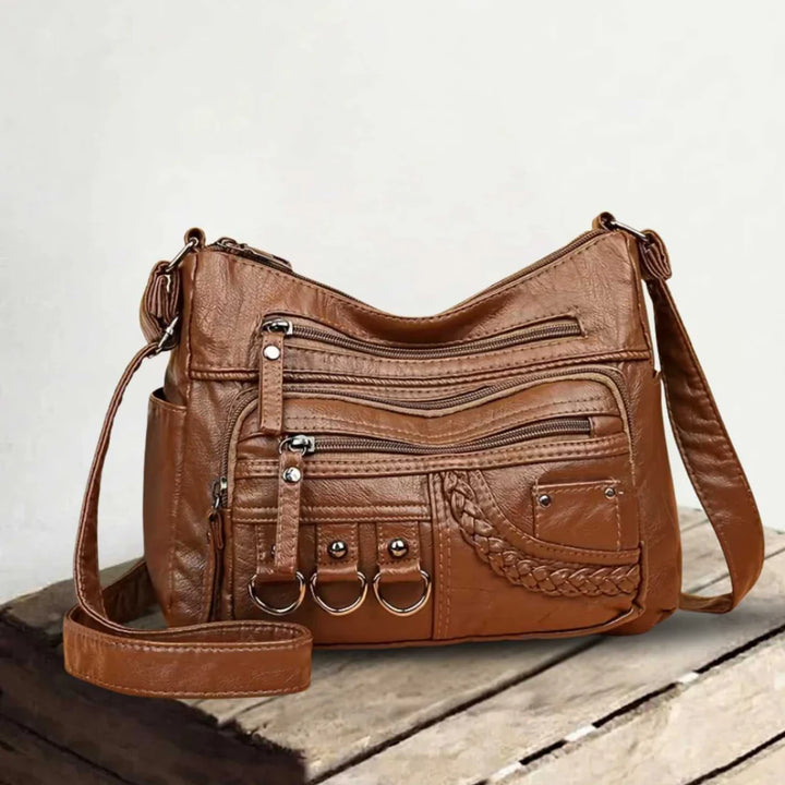 Ava™ | Never Forget a Thing — Spacious Leather Shoulder Bag