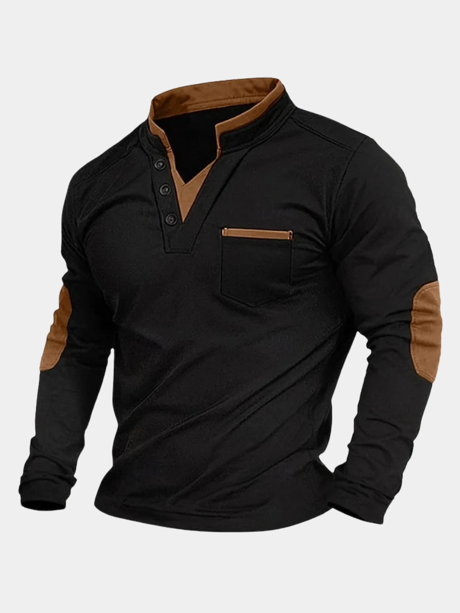 LAURENT MONACO | V-NECK SWEATSHIRT