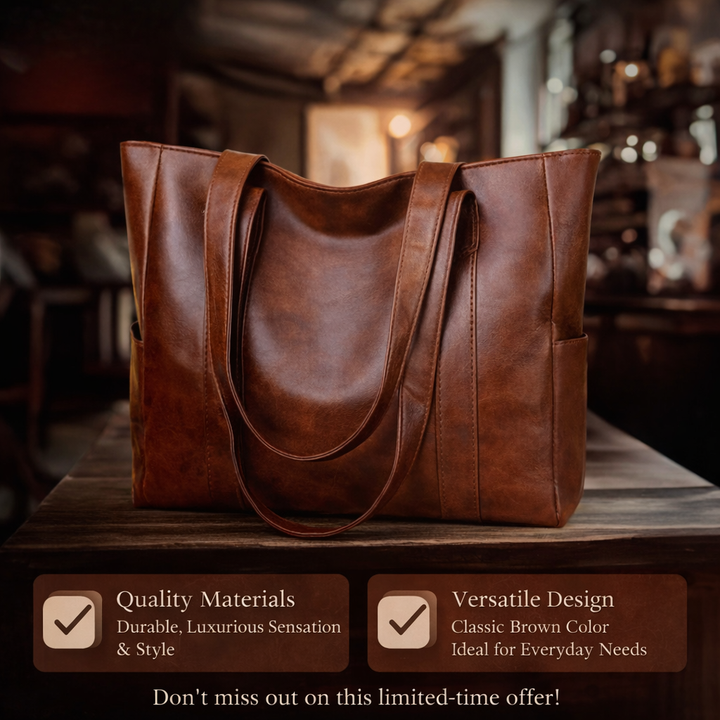 Laura™ | Built to Last — Durable Leather Tote Bag