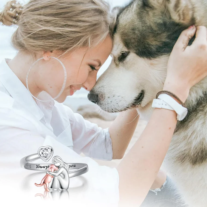 Embrace Dog Ring – Always in My Heart
