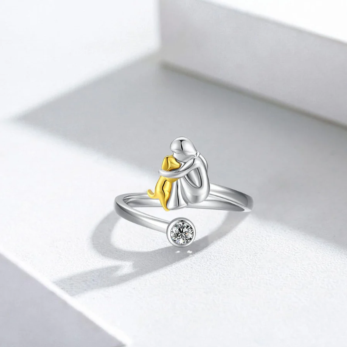 Embrace Dog Ring – Symbol of Love & Loyalty