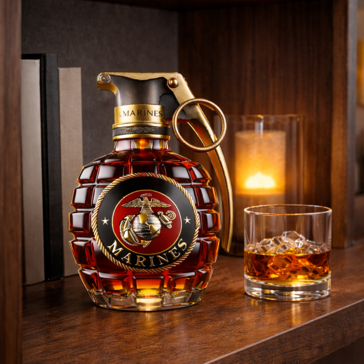 Grenade Limited Edition Whiskey Decanter