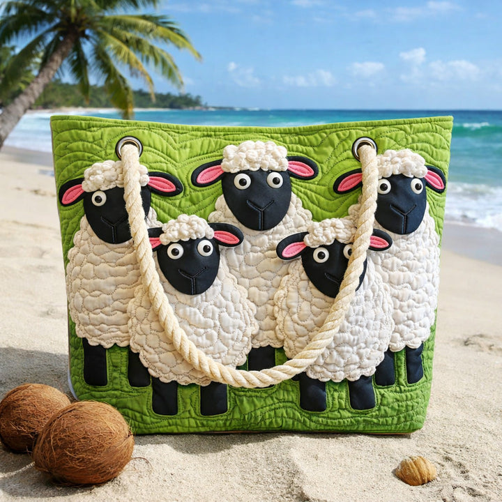 Sheep Heaven Beach Tote