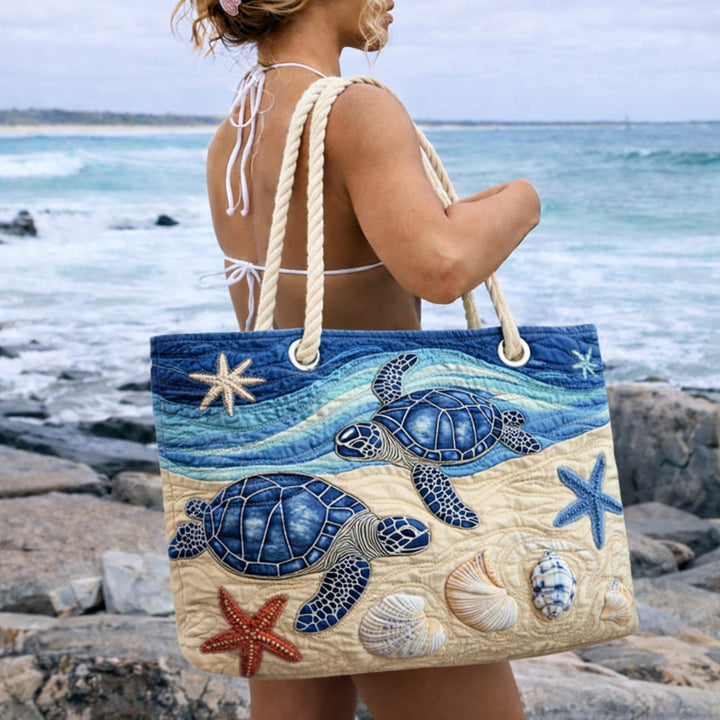 Turtle Ocean Escape Beach Tote