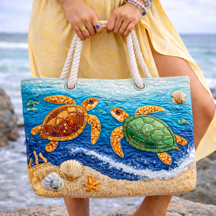 Tropical Turtle Beach Tote