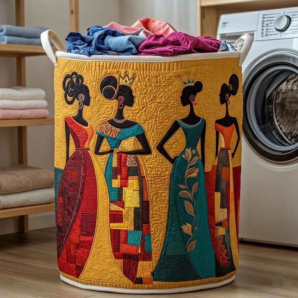Quilted Laundry Basket Africa Legacy