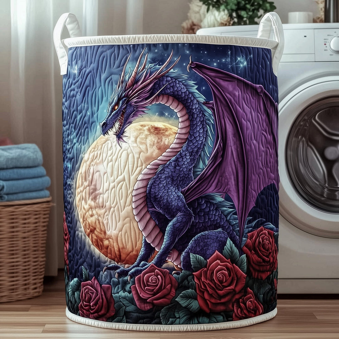 Quilted Dragon Laundry Basket