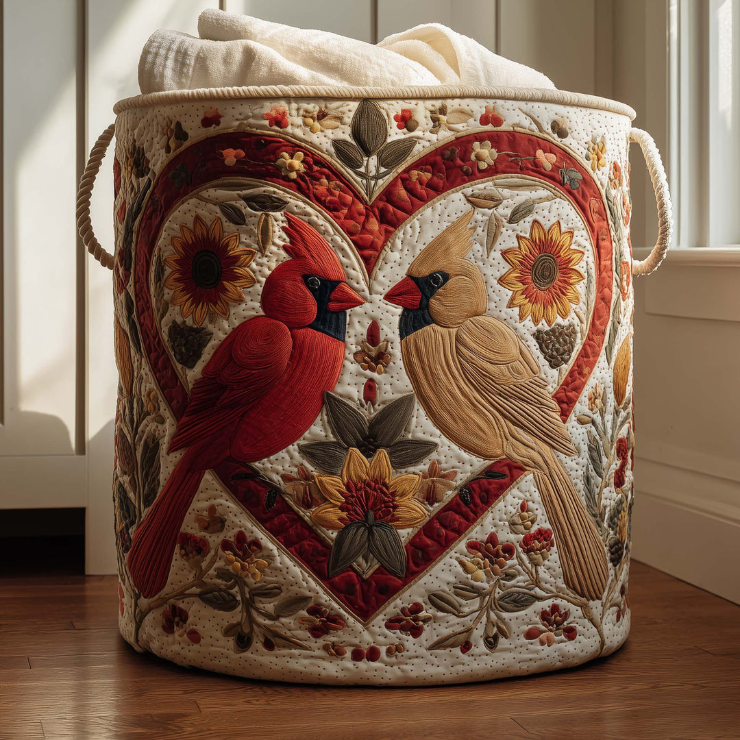 Cardinal Quilted Laundry Basket Pair