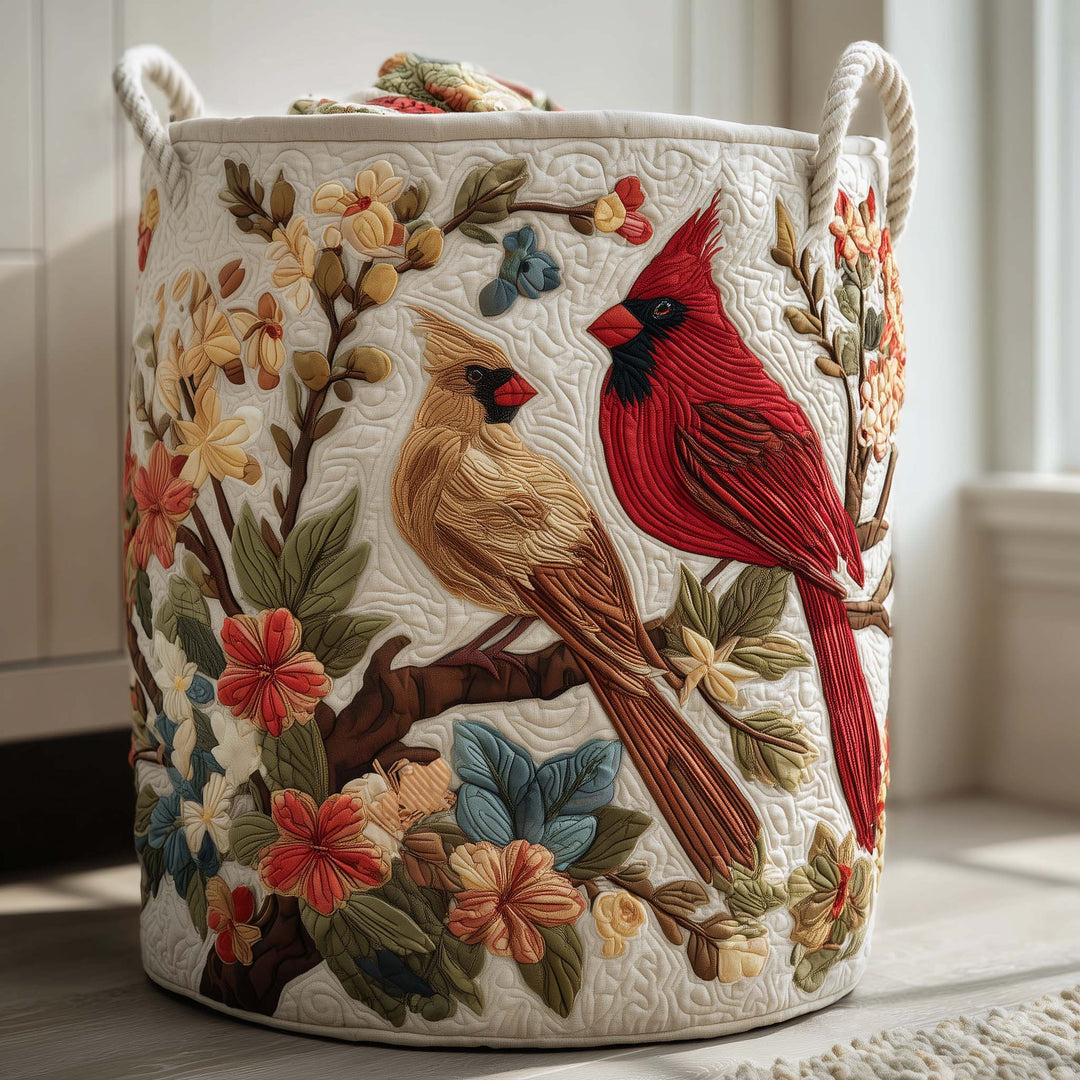 Cardinal Quilted Laundry Basket Pair