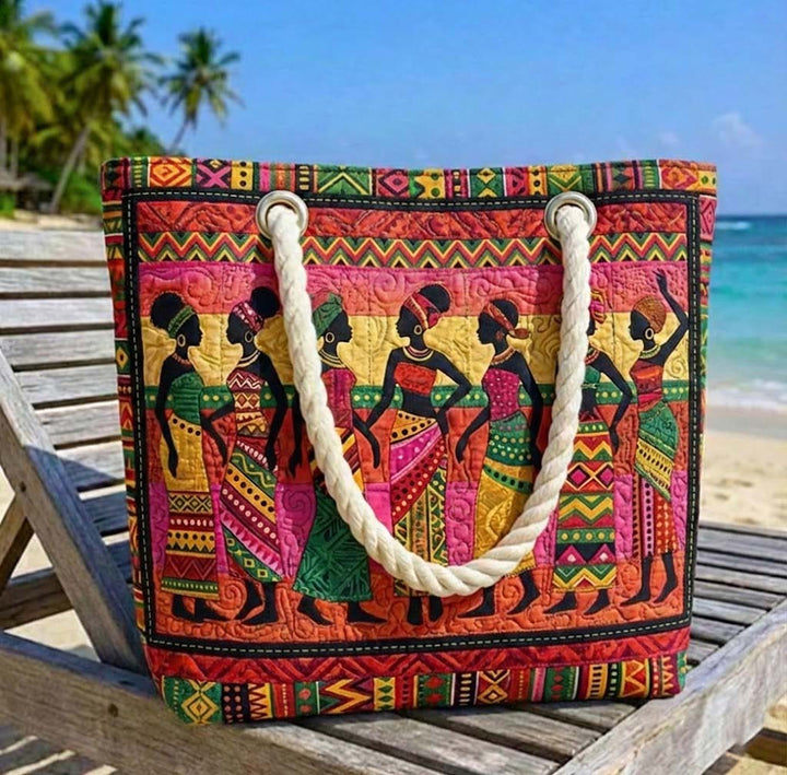 Melanin Queens Beach Tote