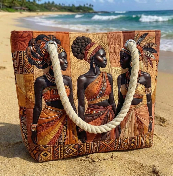 Melanin Queens Glow Beach Tote