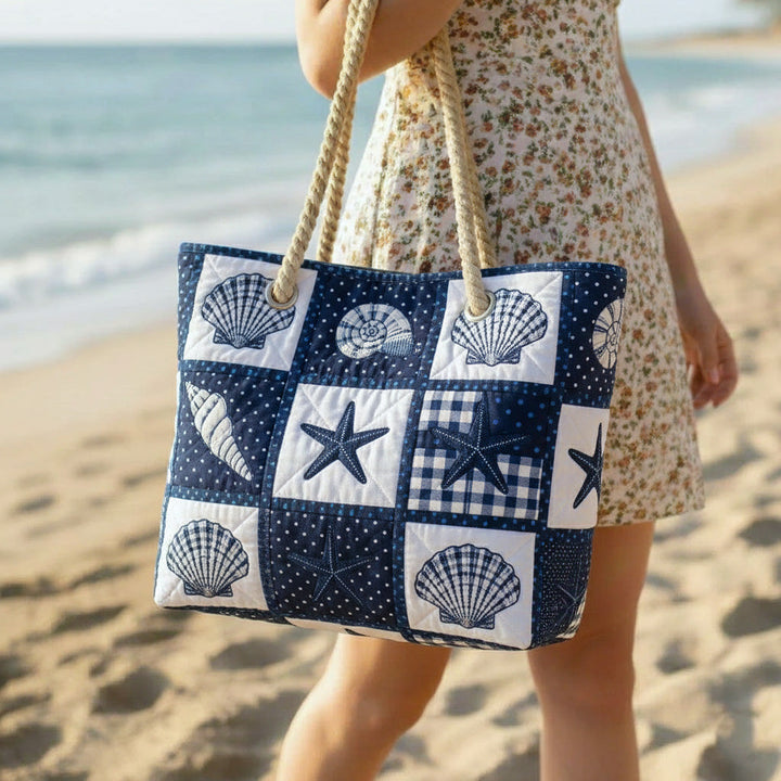 Shell Serenity Beach Tote