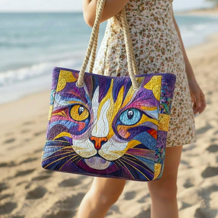 Catitude Beach Tote