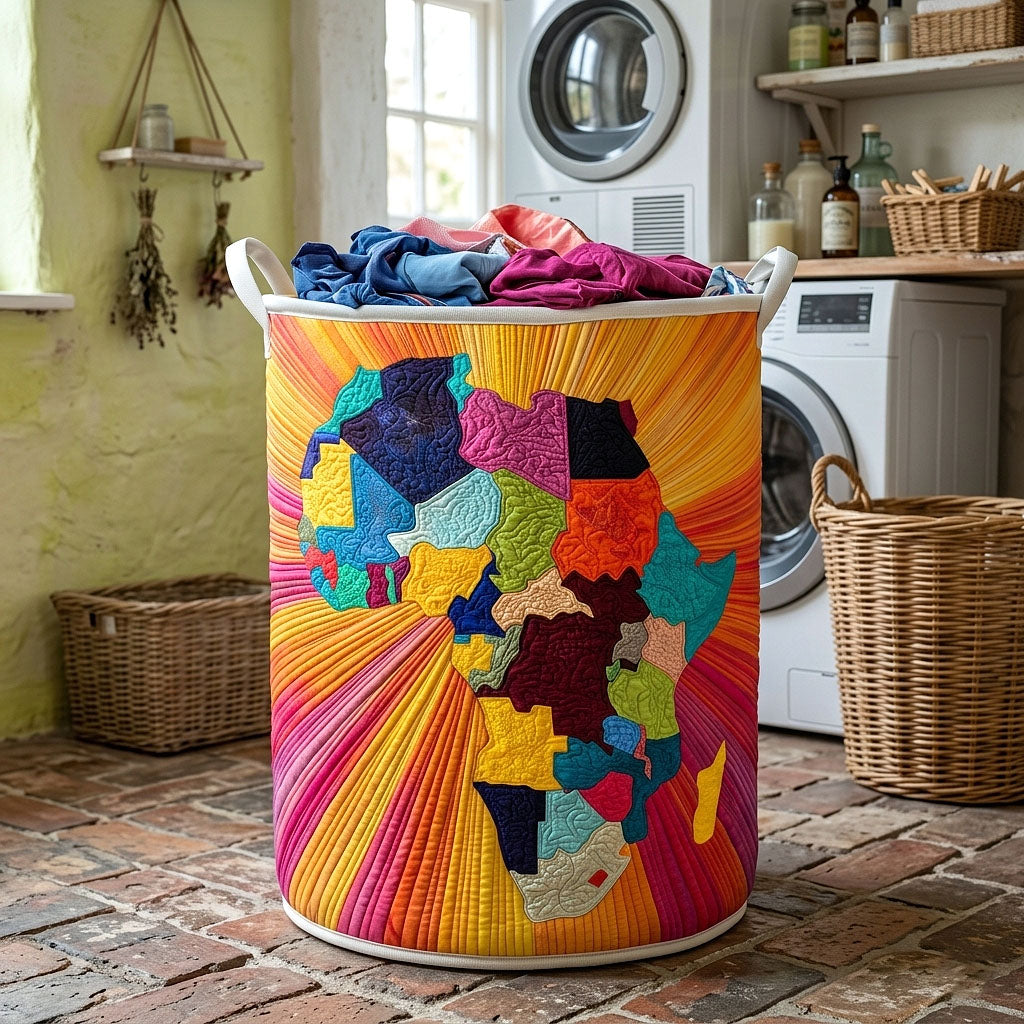 Quilted Laundry Basket Africa Legacy