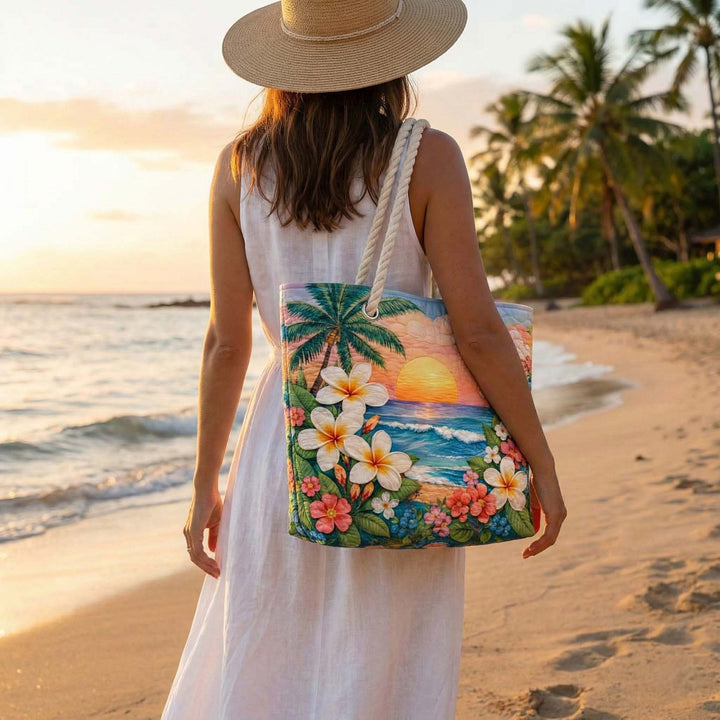 Tropical Breeze Beach Tote