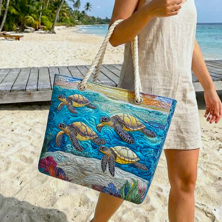 Sea Turtle Beach Tote