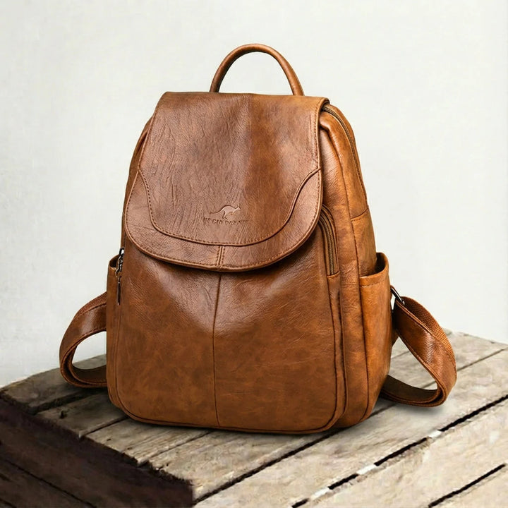 Chloe™ | Hands-Free Ease — Leather Backpack for Everyday Use