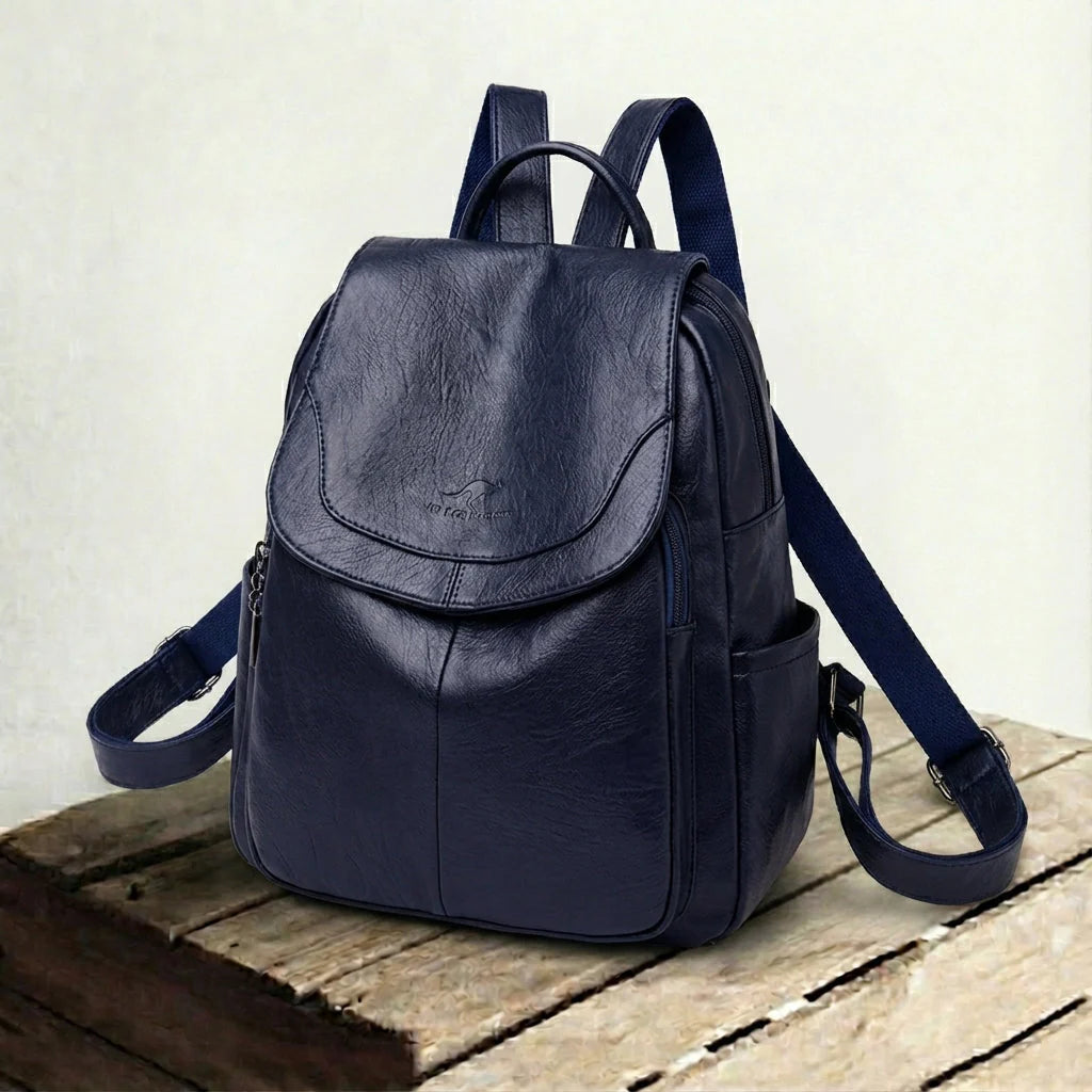 Chloe™ | Hands-Free Ease — Leather Backpack for Everyday Use