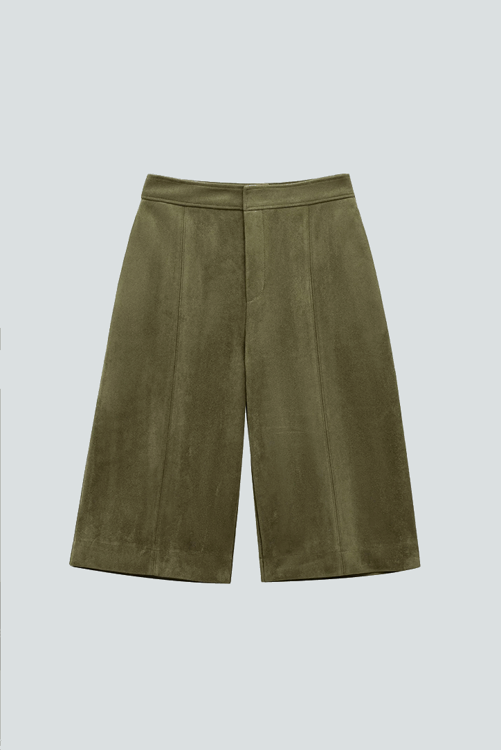 NOVAE | Suede-style shorts