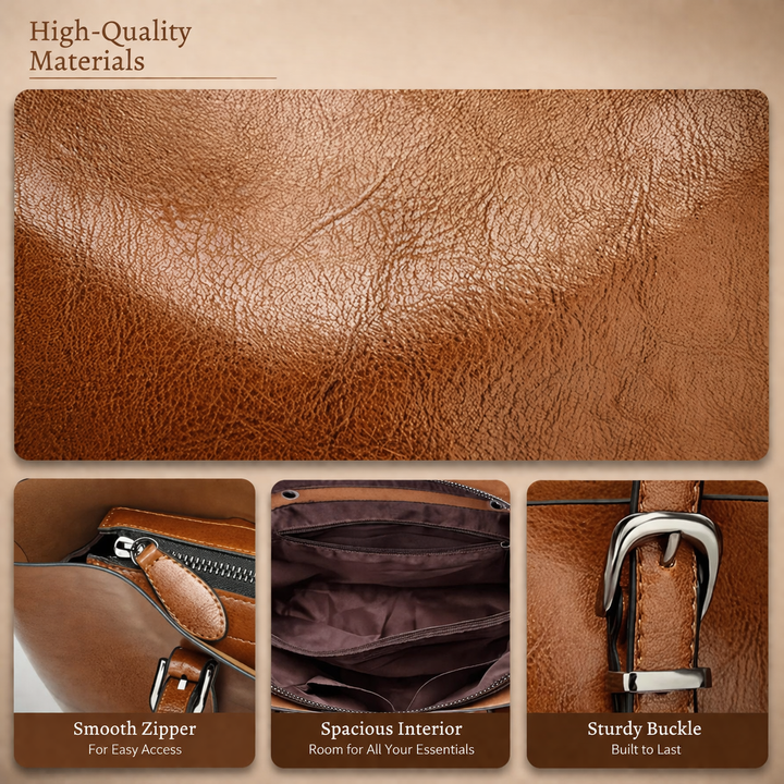 Ashley™ | Carry It All Day — Leather Shoulder Bag