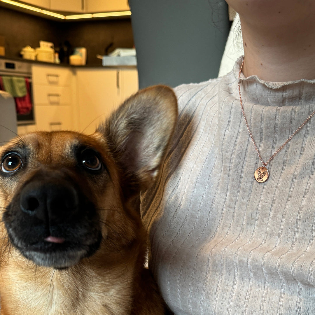 Custom Necklace with Pet's Face
