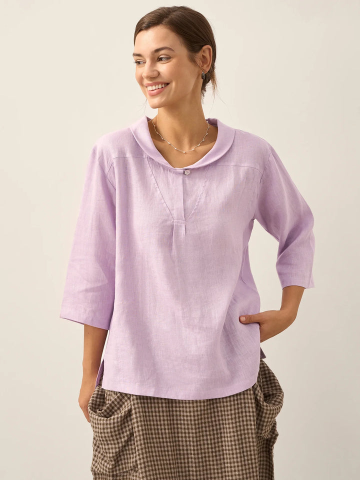 Jade Linen Top
