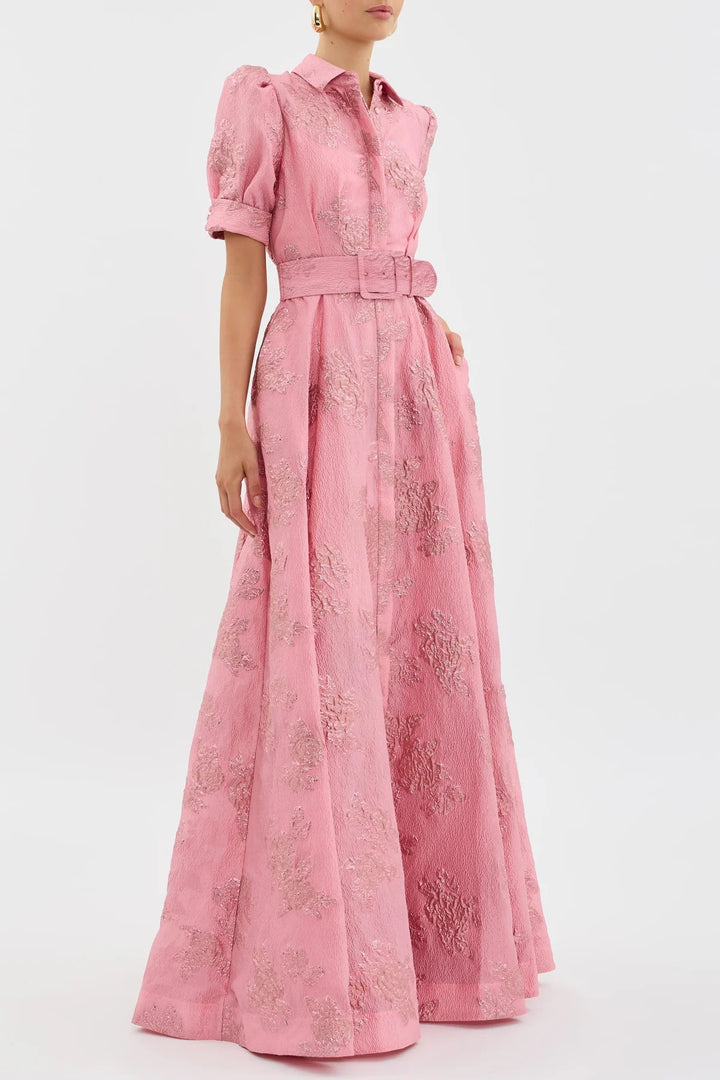 Rosélle™ |  Belted Maxi Dress